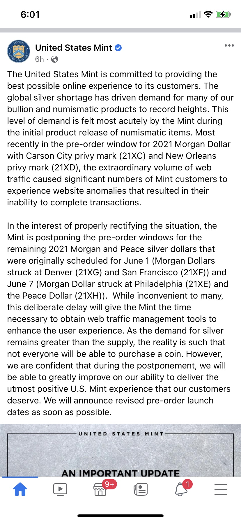 ALERT&##x21; US Mint Announcement PROVES Silver Price Suppression&##x21;&##x21;